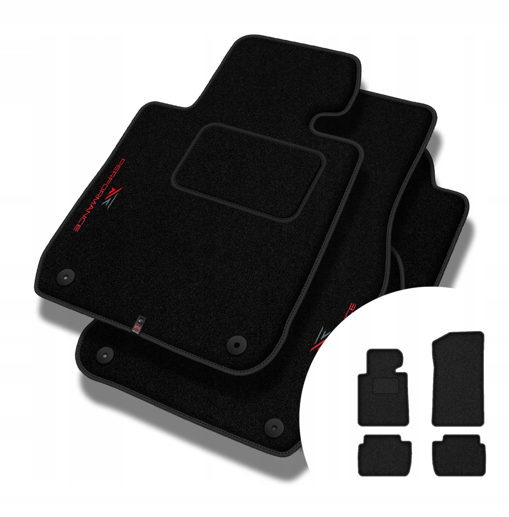 Velurové koberce Performance pro Bmw řady 3 E46 1998-2004