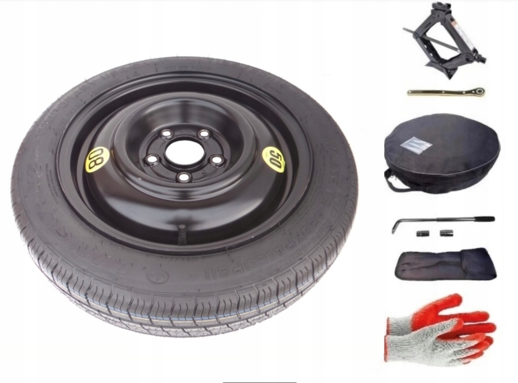 Dojezdové kolo Kia Ceed I 06-12 125/80R15 Sada