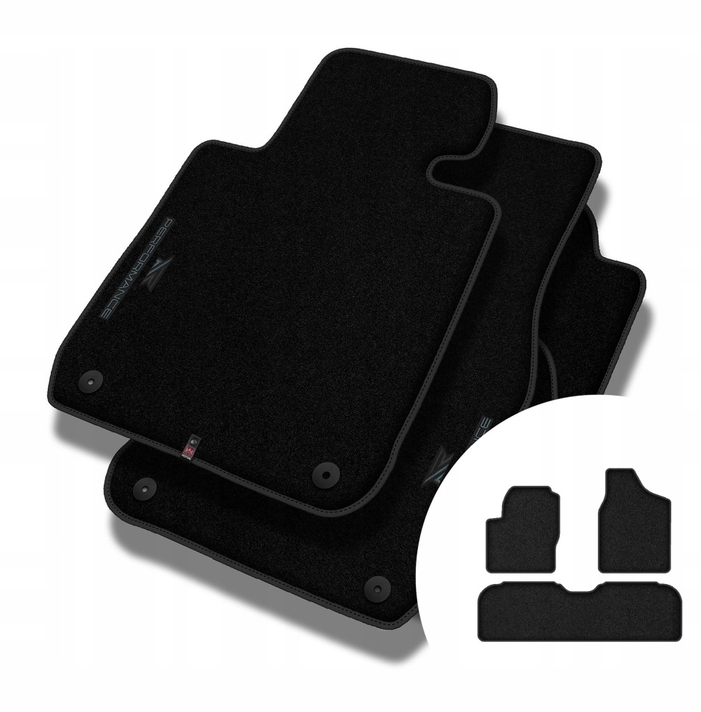 Velurové koberce Performance pro Volkswagen Sharan I 2004-2010 5 osob