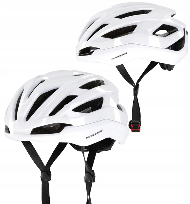 Cyklistická Přilba Na Silniční Kolo Kross Road Pro L 58-62 CM Bílá