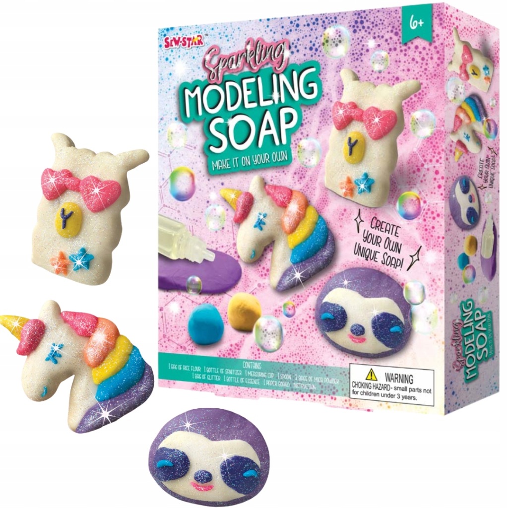 Sada na výrobu mýdla Kreativní sada na výrobu mýdla pro děti Diy