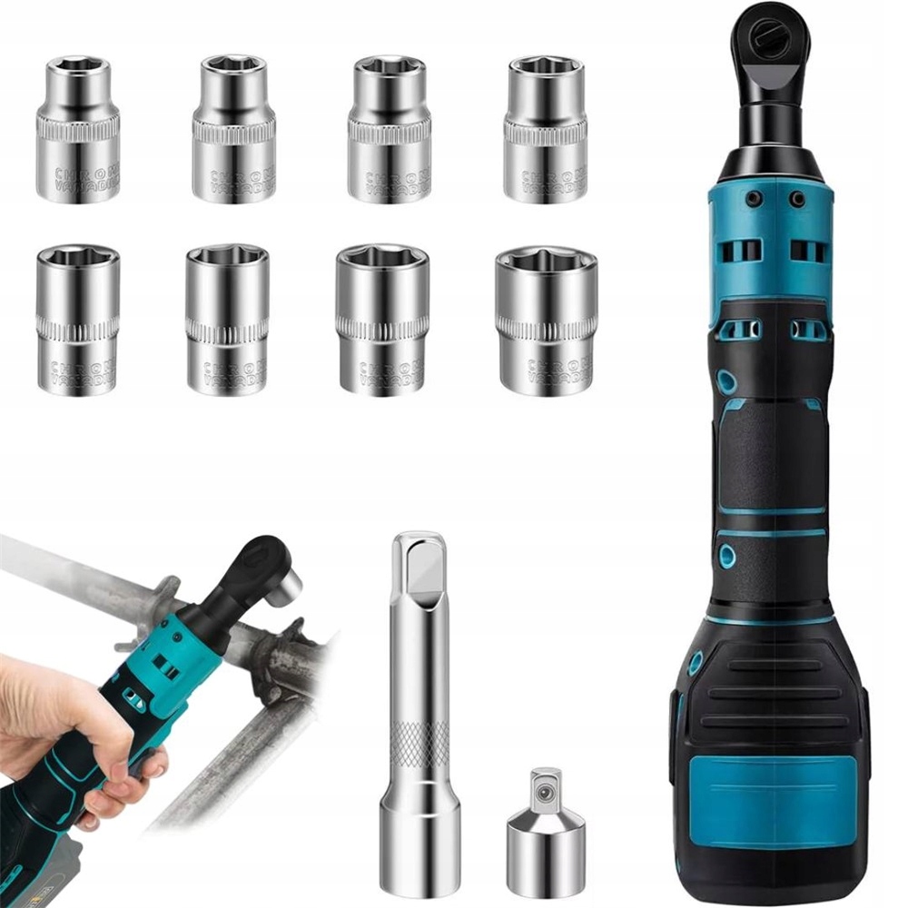55Nm Elektrický Rázový Klíč Akumulátorová Ráčna Pro Kola 3/8-1/4''