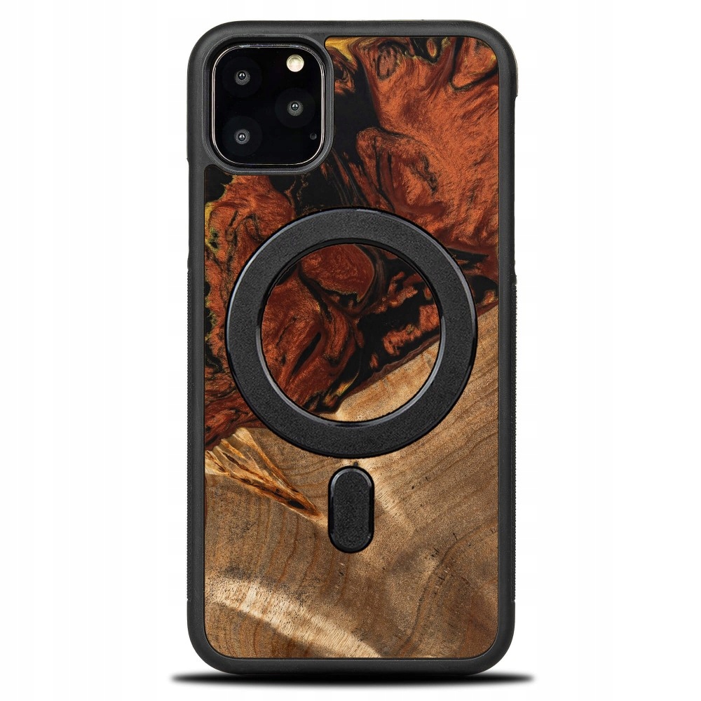 Pouzdro Bewood Unique pro iPhone 11 Pro Max 4 Živly Oheň s MagSafe