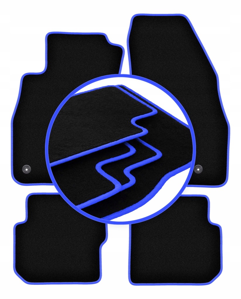 Koberce do auta Blue pro: Alfa Romeo Mito hatchback 2008-2019