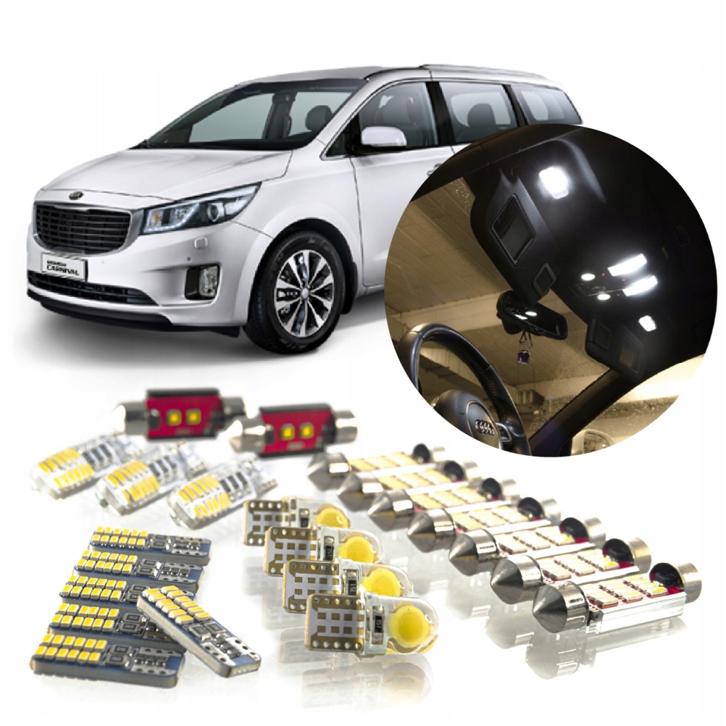 Kia Carnival – Sada Led Osvětlení Interiéru! Vip