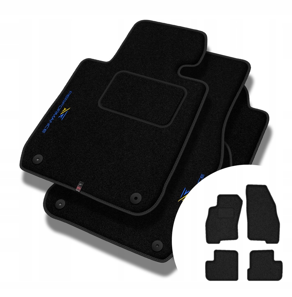 Velurové koberce Performance pro Fiat Grande Punto 2005-2012