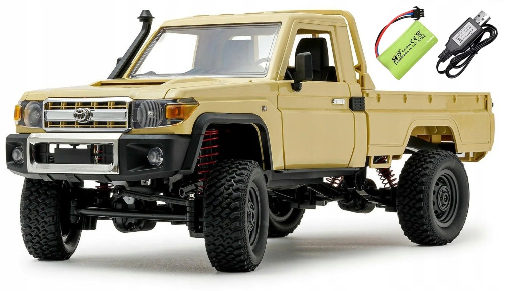 Rc Auto Na Dálkové Ovládání Toyota LC79 Terénní 4x4 Offroad Pískové