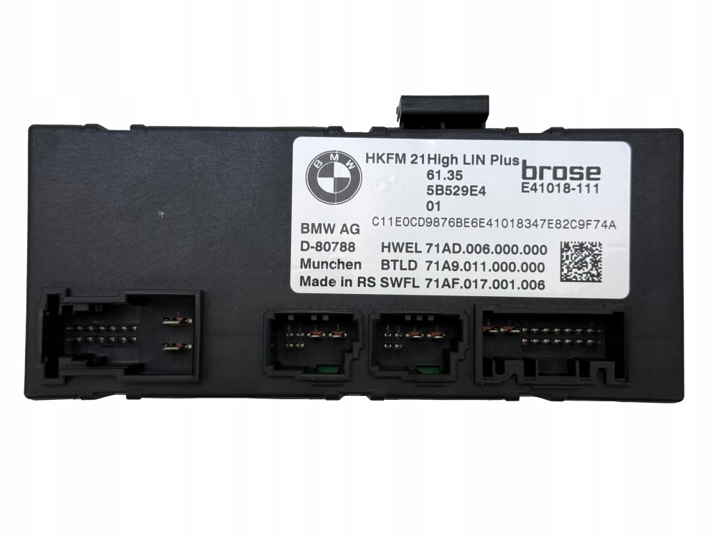 BMW X5 G05 X7 G07 Moduł Sterownik Tylnej Klapy Bagażnika Nowy OE 5A92312 — zdjęcie 2