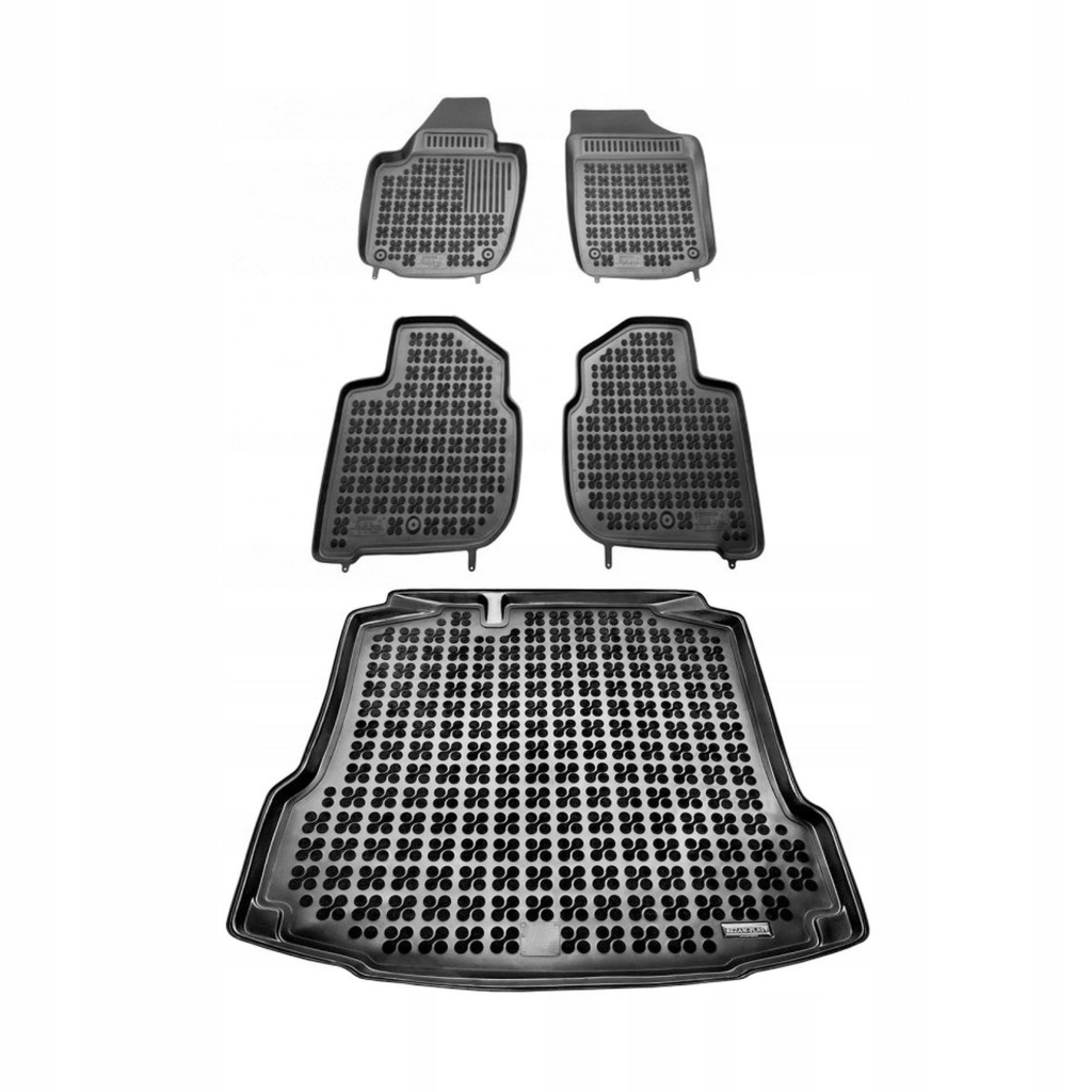 Gumová sada koberců a rohožek Seat Toledo IV 2012-2018 Sedan