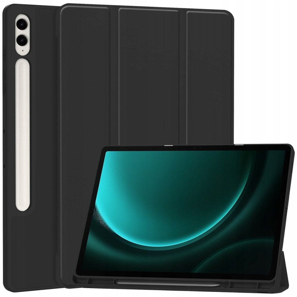 Pouzdro s klopou Bizon pro Galaxy Tab S9 Fe Plus, pouzdro, pouzdro, pouzdro