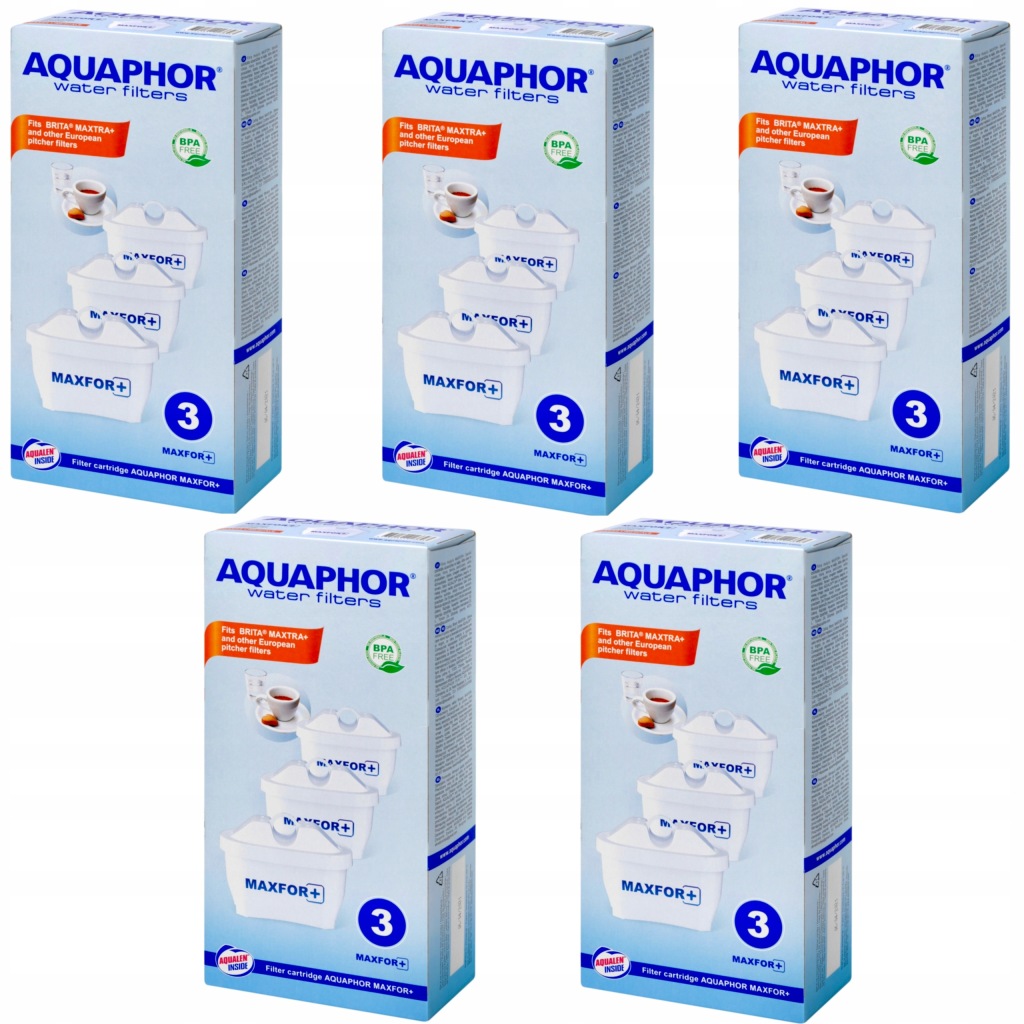 Filtry na vodu náplň Aquaphor Maxfor x 15 ks