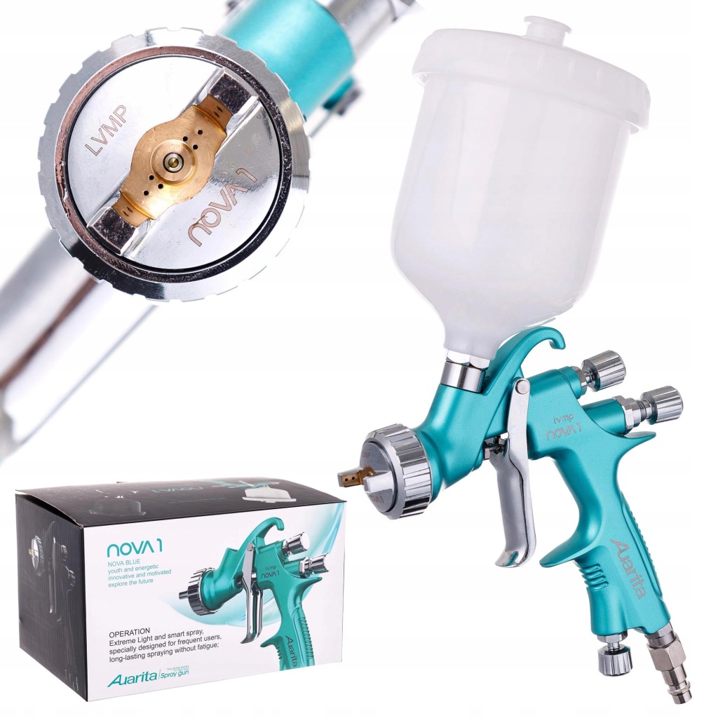 Lakovací pistole Nova 1 Lvmp Auarita 1,4 mm Nádrž 600 ml