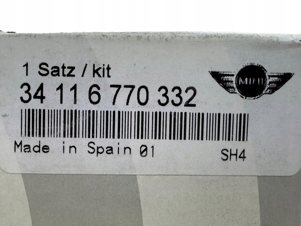 Mini R50 R52 R53 Klocki Hamulcowe Przód Z Czujnikiem OE 34112167233 2167233 — zdjęcie 7