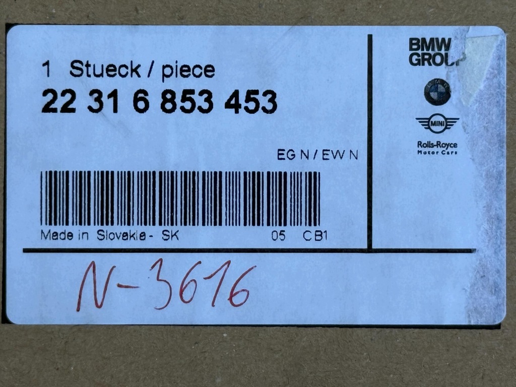 Bmw X1 F48 1 F40 MINI F56 F60 Poduszka Skrzyni Biegów OE 6853453 — zdjęcie 7