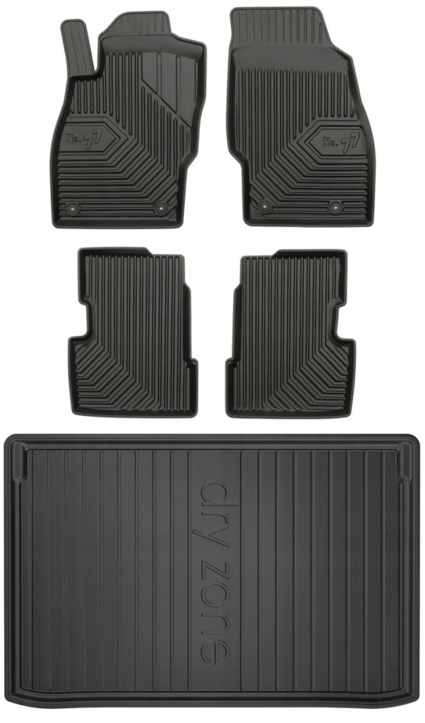 Set 77 Koberce a rohože Opel Corsa E Hatchback 2014-2019 d