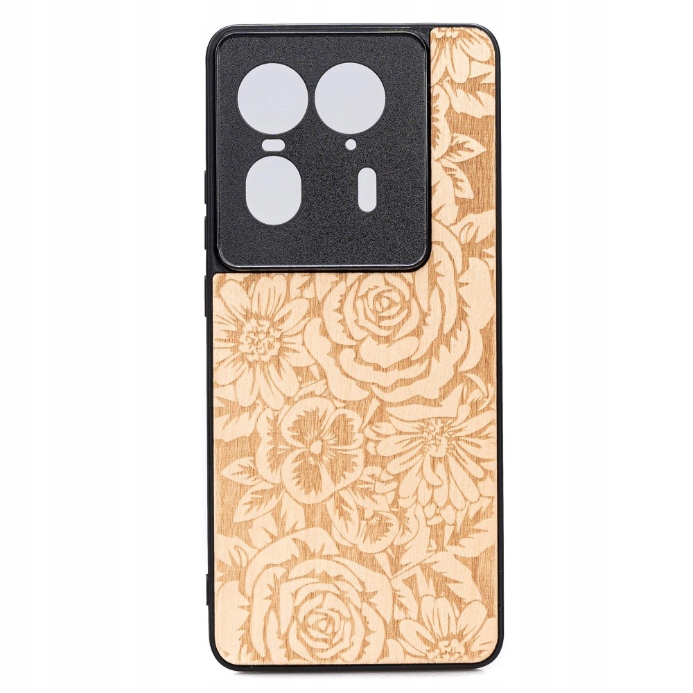 Dřevěné Pouzdro Bewood pro Motorola Edge 50 Ultra Růže Aniegre