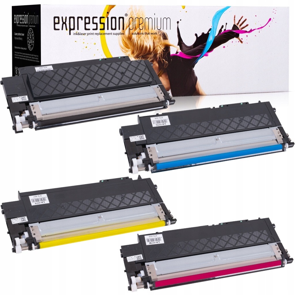 4x Toner Do Tiskárny Hp W2072A 70A 71A 73A 117 Cmyk Chip 150a 150nw 178fnw