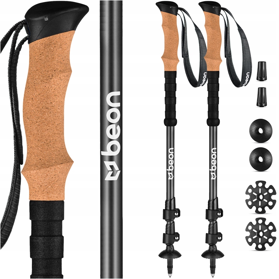 Zdjęcie okazji: 🔥 HIT CENOWY! Kije Nordic Walking/Trekking Karbonowe Beon Carbon – Lekkość PRO w Najlepszej Cenie!