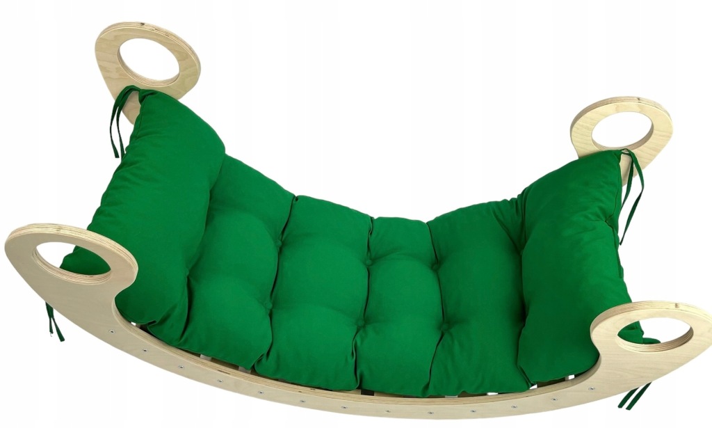 Montessori houpačka Polštář zelené 110x45