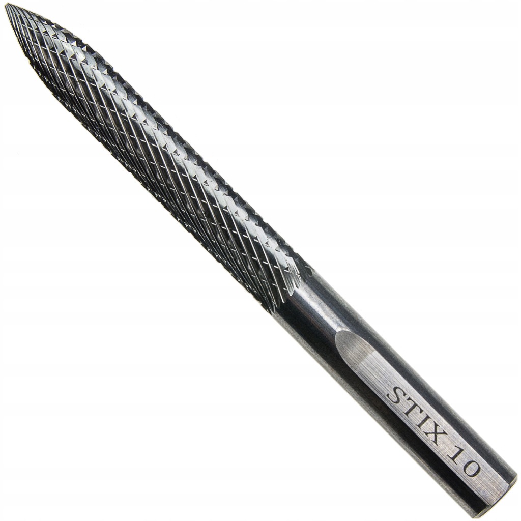 Fréza 10X110 MM Hartmetal Pro Opravu Pneumatik, Ocelový Kord Pro Vrtačku Stix