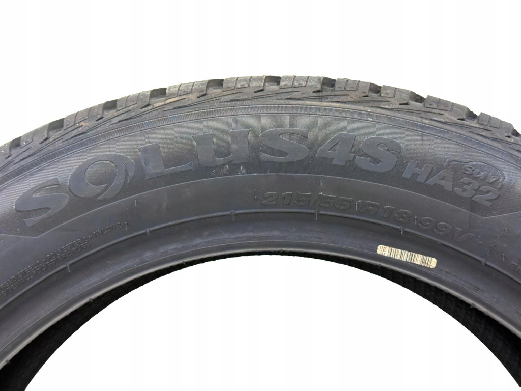 2 x Opony Kumho Solus 4S HA32 215/55R18 99V XL Nowe — zdjęcie 6