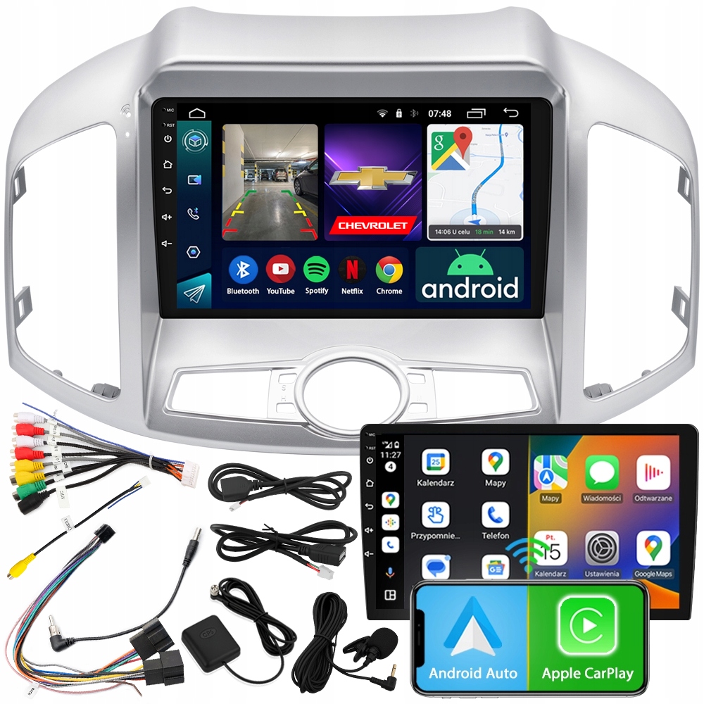 Rádio Navigace Android RS-305 Chevrolet Captiva 2012-2017 2GB 9"