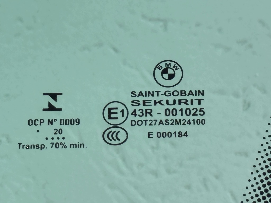 BMW 3 F34 GT Szyba Drzwi Przednich Lewa Nowa SAINT-GOBAIN OE 7425393 — zdjęcie 4