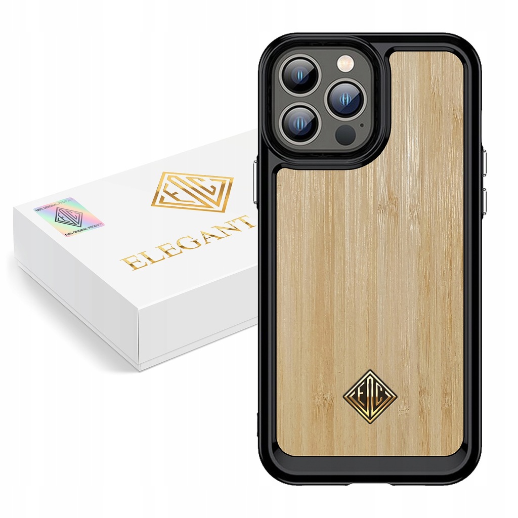 Pouzdro Pro Apple Iphone 12 12 Pro Kryt Luxusní Přírodní Dřevo Originál