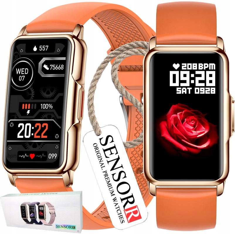 Dámské Hodinky Chytré Hodinky Smartband Tlakoměr Krokoměr Sms