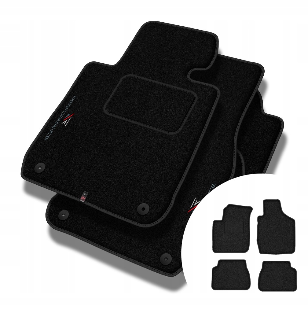 Velurové koberce Performance pro Kia Rio I 2000-2005