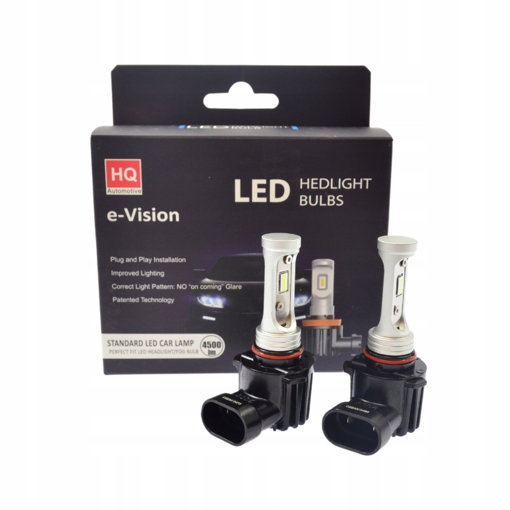 Led žárovky HB4 Hq Automotive e-Vision Originální Velikost 1:1 Záruka