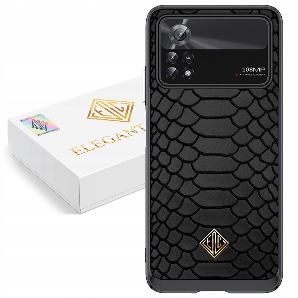 Pouzdro Pro Xiaomi Poco X4 Pro 5G Kryt Luxusní Přírodní Kůže Originální