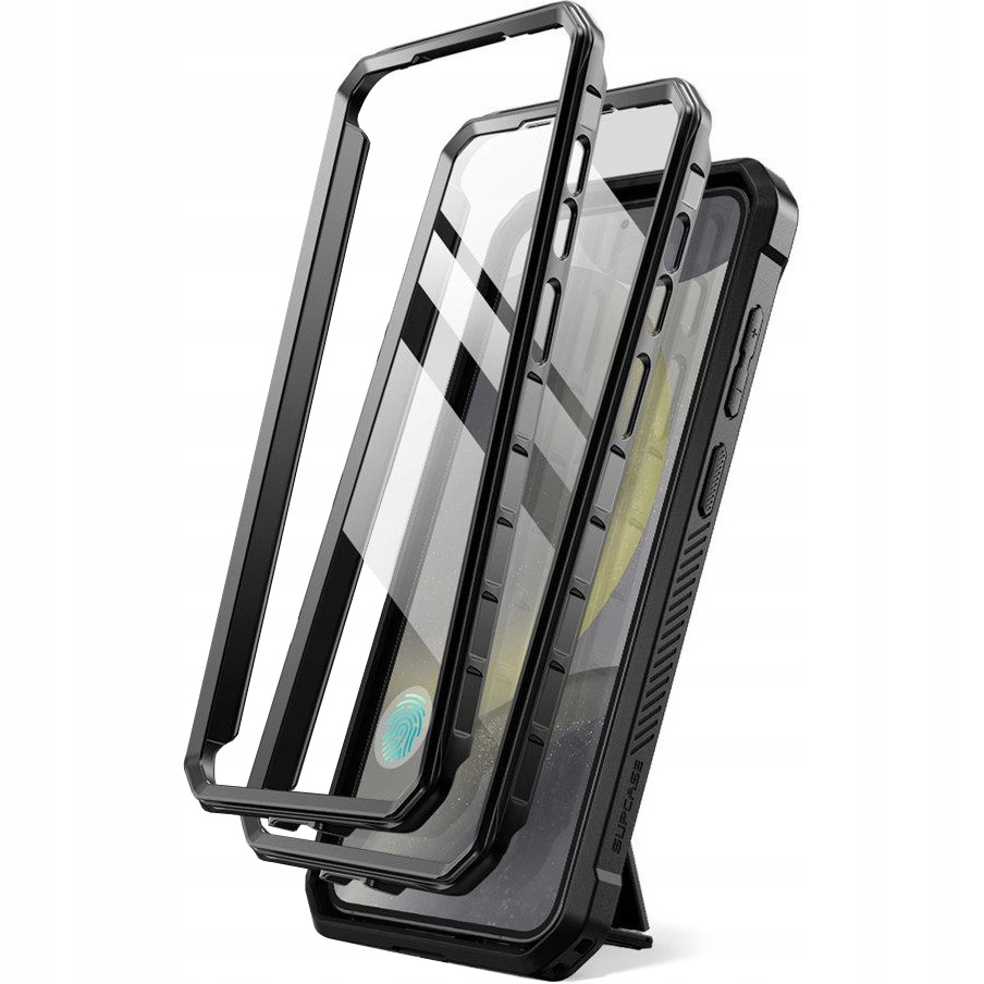 Pouzdro pouzdro Supcase pro Galaxy S25, pouzdro s pouzdrem na opasek a opěrkou
