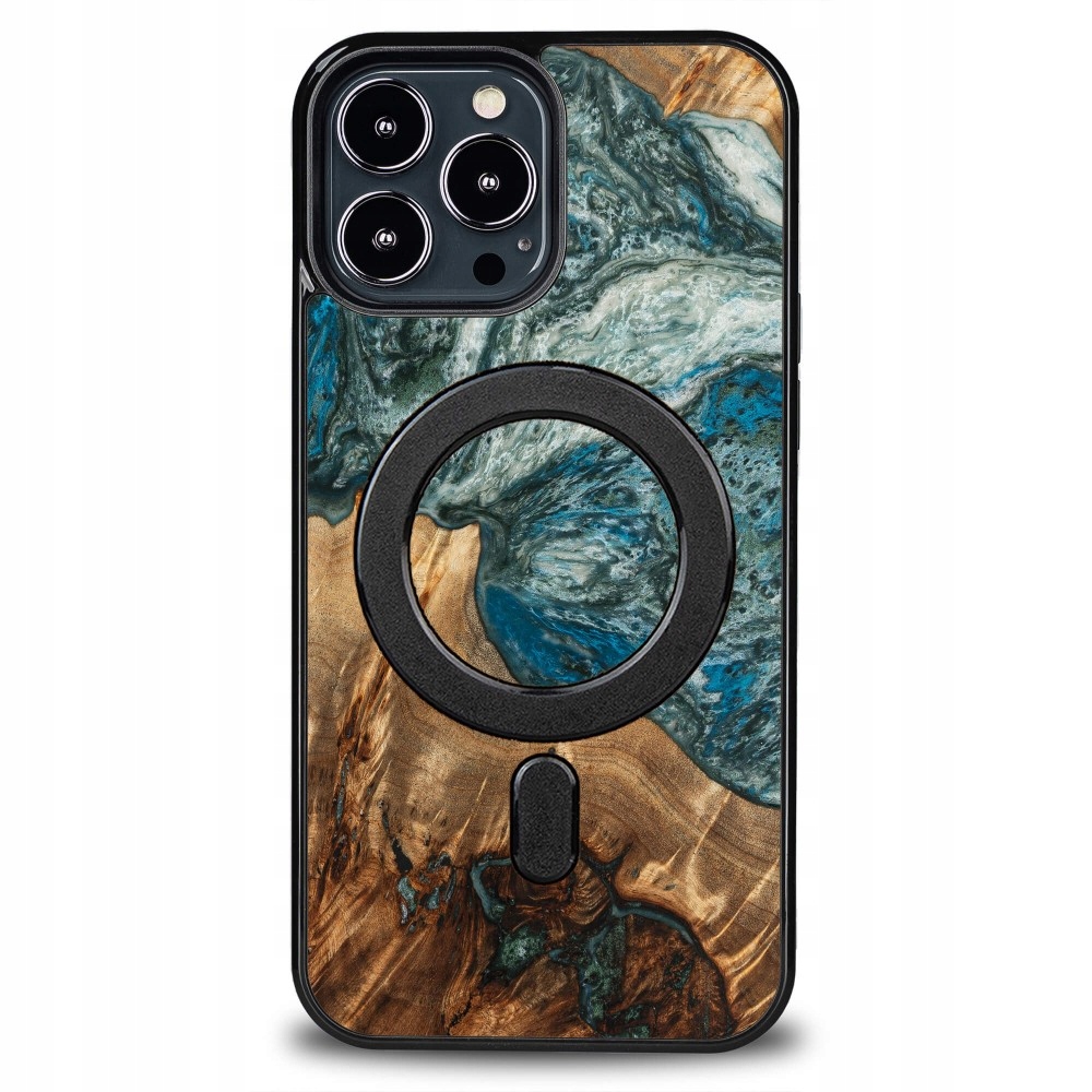 Pouzdro Bewood Unique pro iPhone 13 Pro Max Planety Země s MagSafe