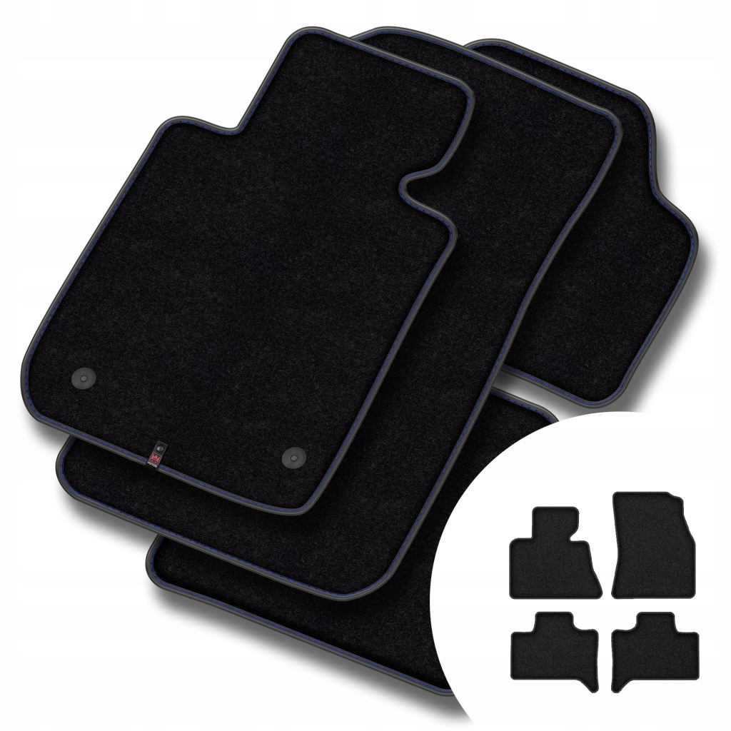 Velurové koberce Premium pro Bmw X5 E53 1999-2005