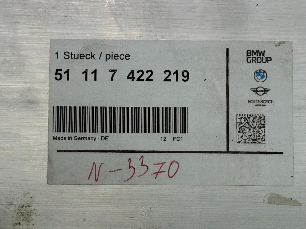 BMW 3 G20 G21 Belka Zderzaka Przód Przedniego Nowa OE 7422219 — zdjęcie 5