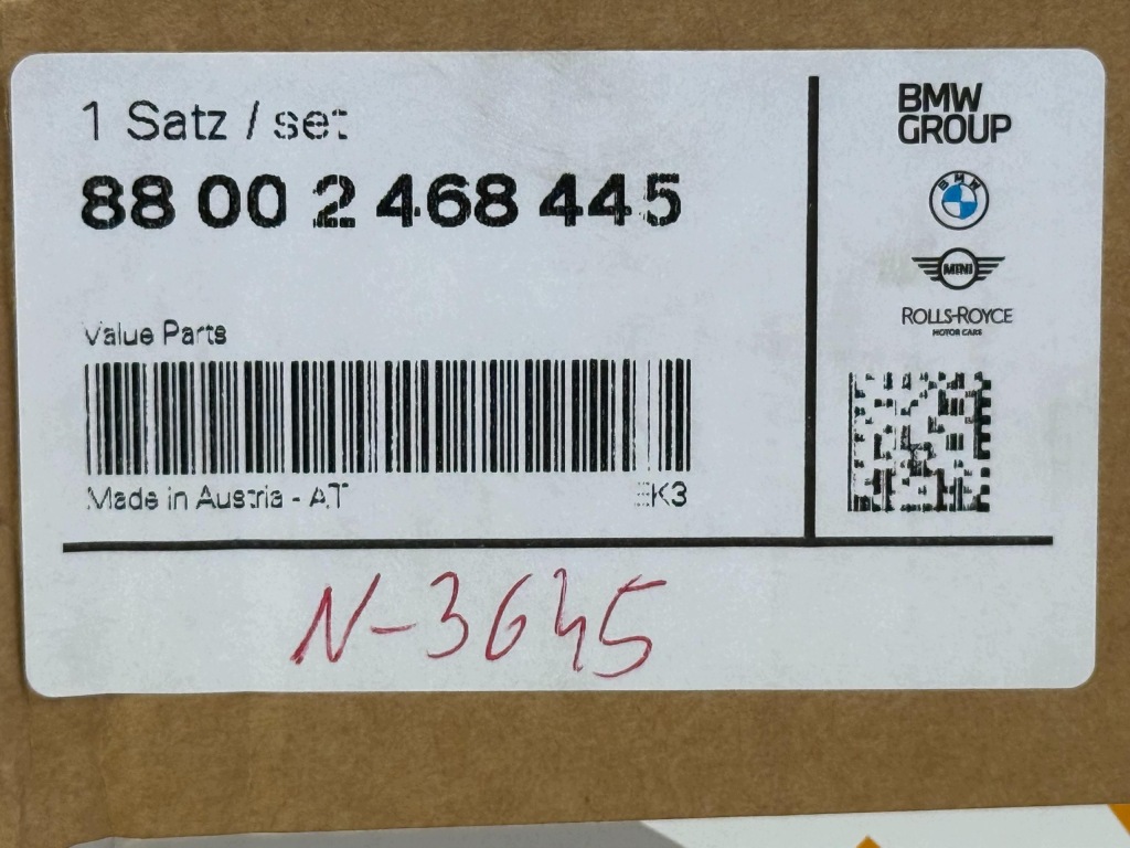 BMW F20 F30 F36 Zestaw Przeglądowy Filtr Kabinowy i Oleju Nowy OE 2468445 — zdjęcie 9