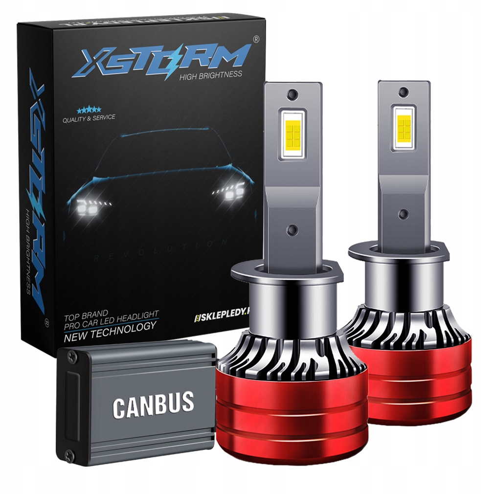 Zdjęcie okazji: Żarówki Led H1 Xstorm 120W 22000LM Mocne Canbus