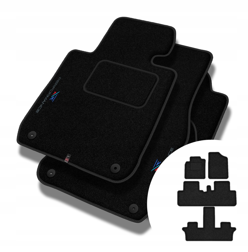 Velurové koberce Performance pro Toyota Avensis Verso 2001-2009