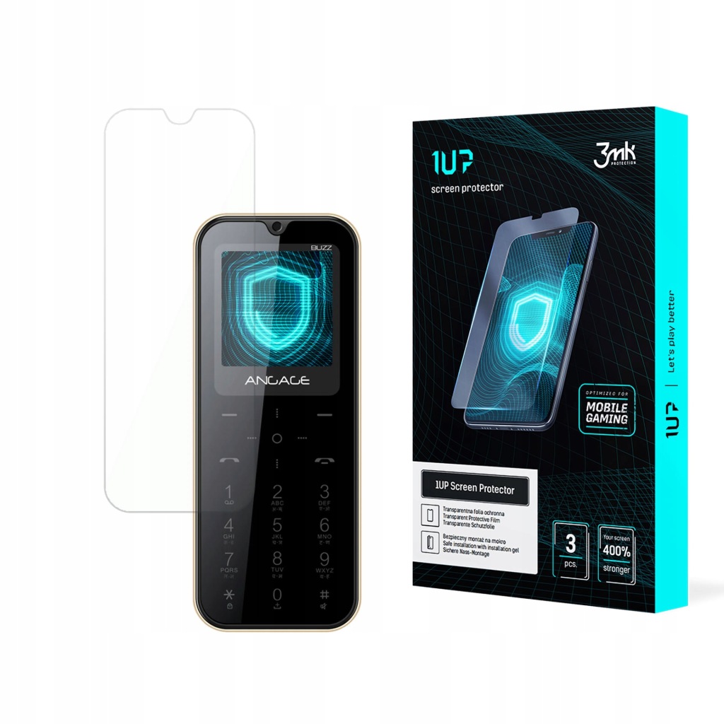Fólie na displej pro Angage Buzz 3mk 1UP (3 kusy)