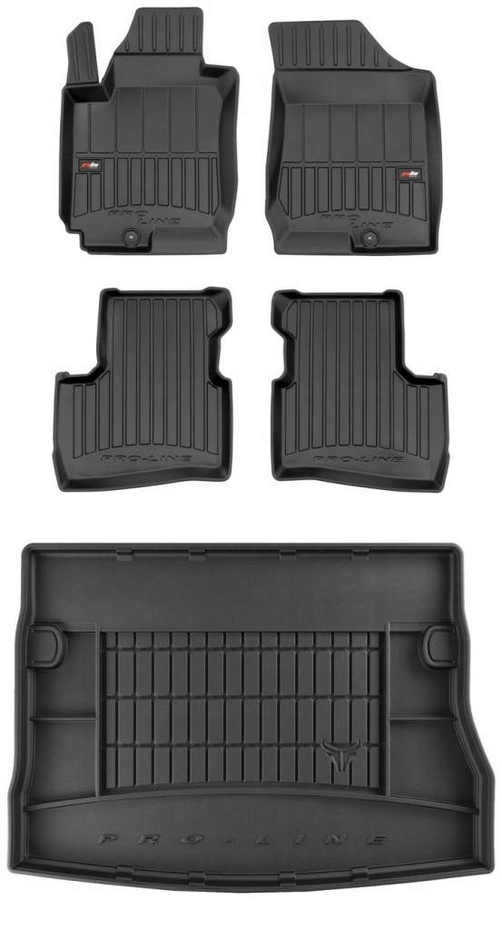 Set 3D Koberce a rohož do kufru Kia Ceed 1 Hb 2006-2012