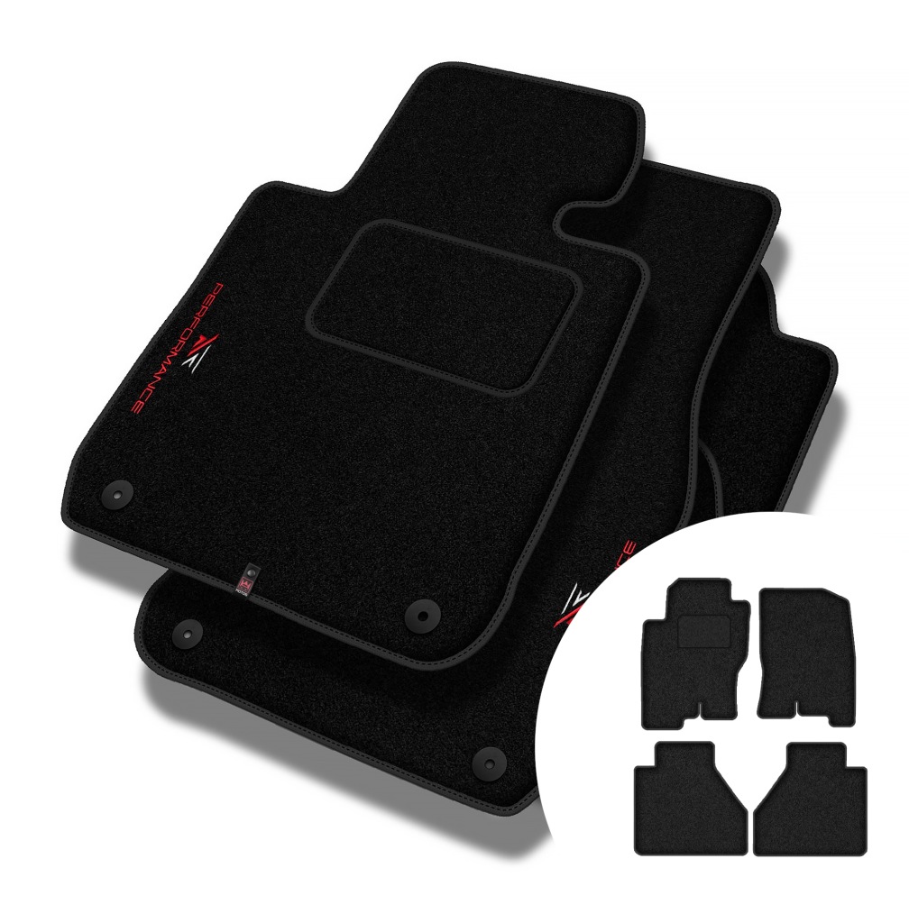 Velurové koberce Performance pro Nissan Navara III 2005-2007