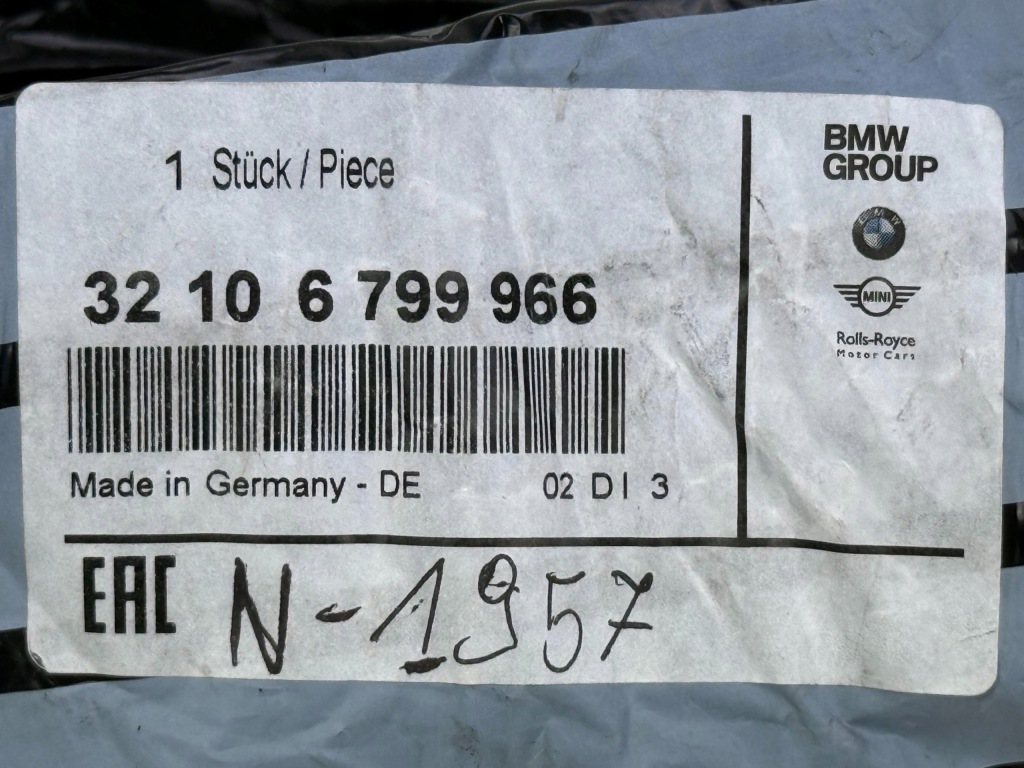 BMW F20 F22 F30 F32 F80 Końcówka Drążka Kierowniczego Lewa Nowa OE 6799966 — zdjęcie 9