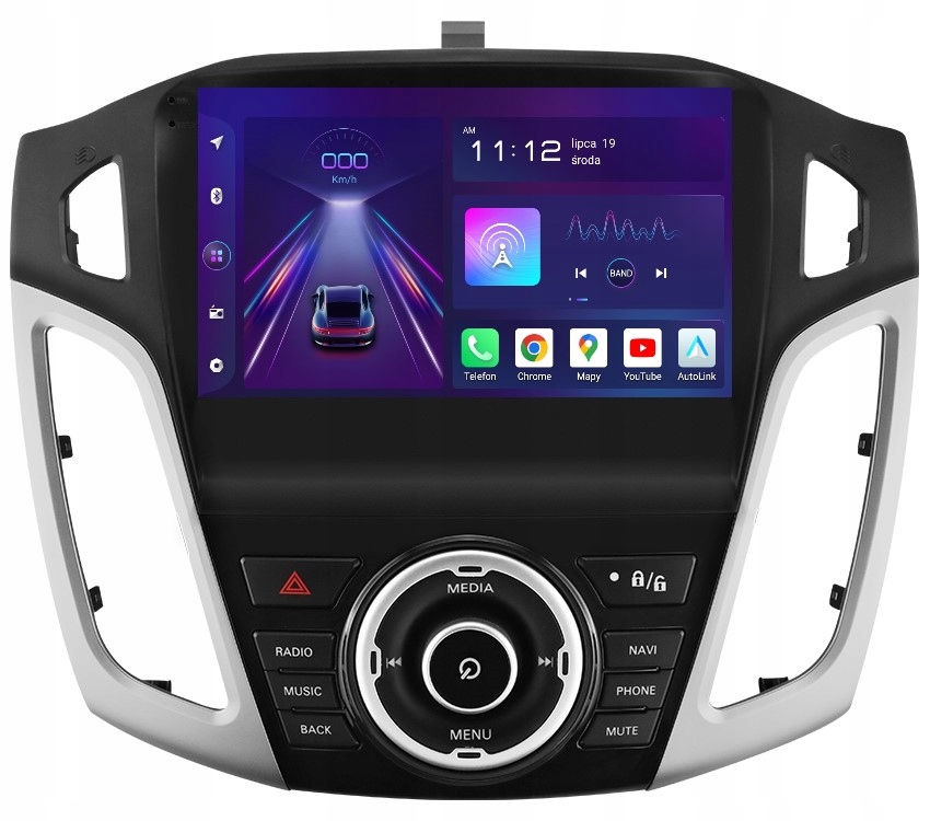 Rádio 2DIN Navigace Android Ford Focus MK3 8/256 Gb Dsp Carplay Lte
