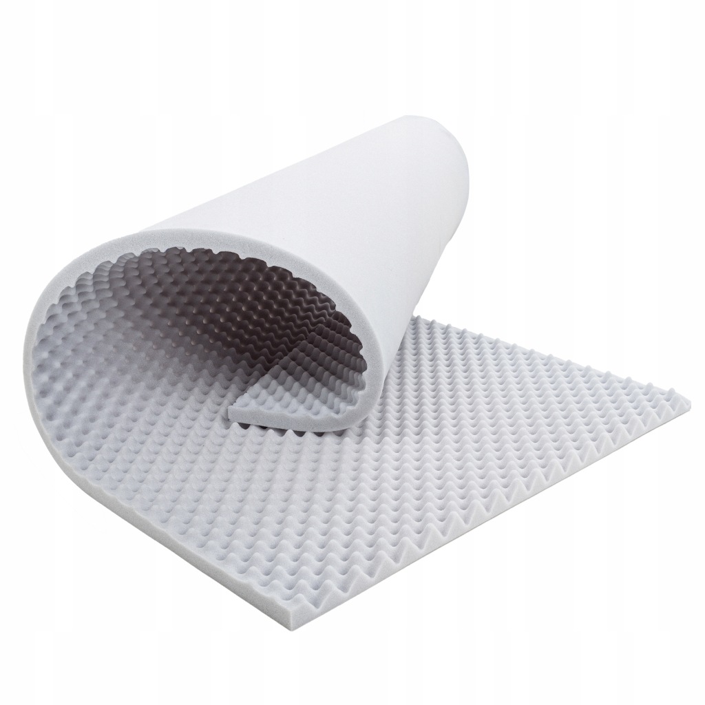 Akustické stěnové panely eliminující echo, stropní kazety, popelavé, 4 cm