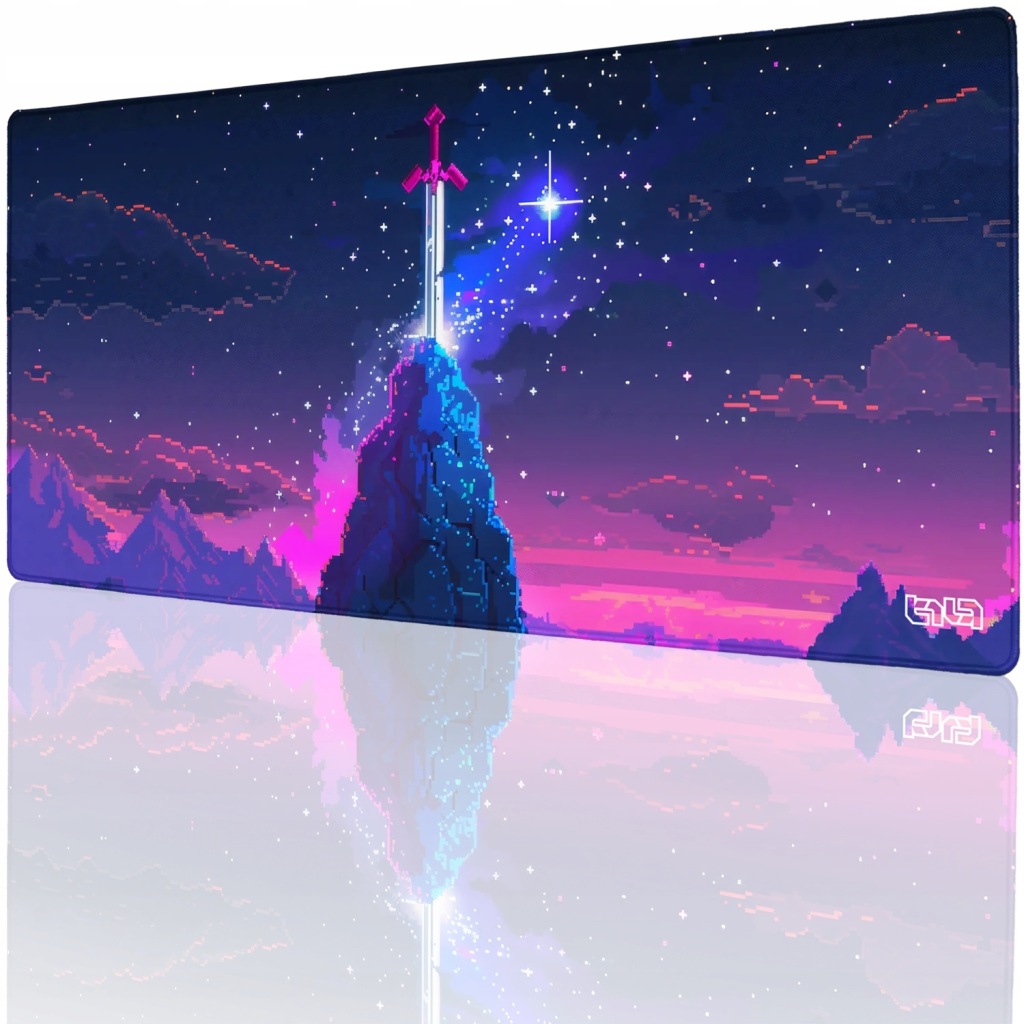 Velká Podložka Pod Myš Moonlit Excalibur 90x40 Tilt Gamingová XL