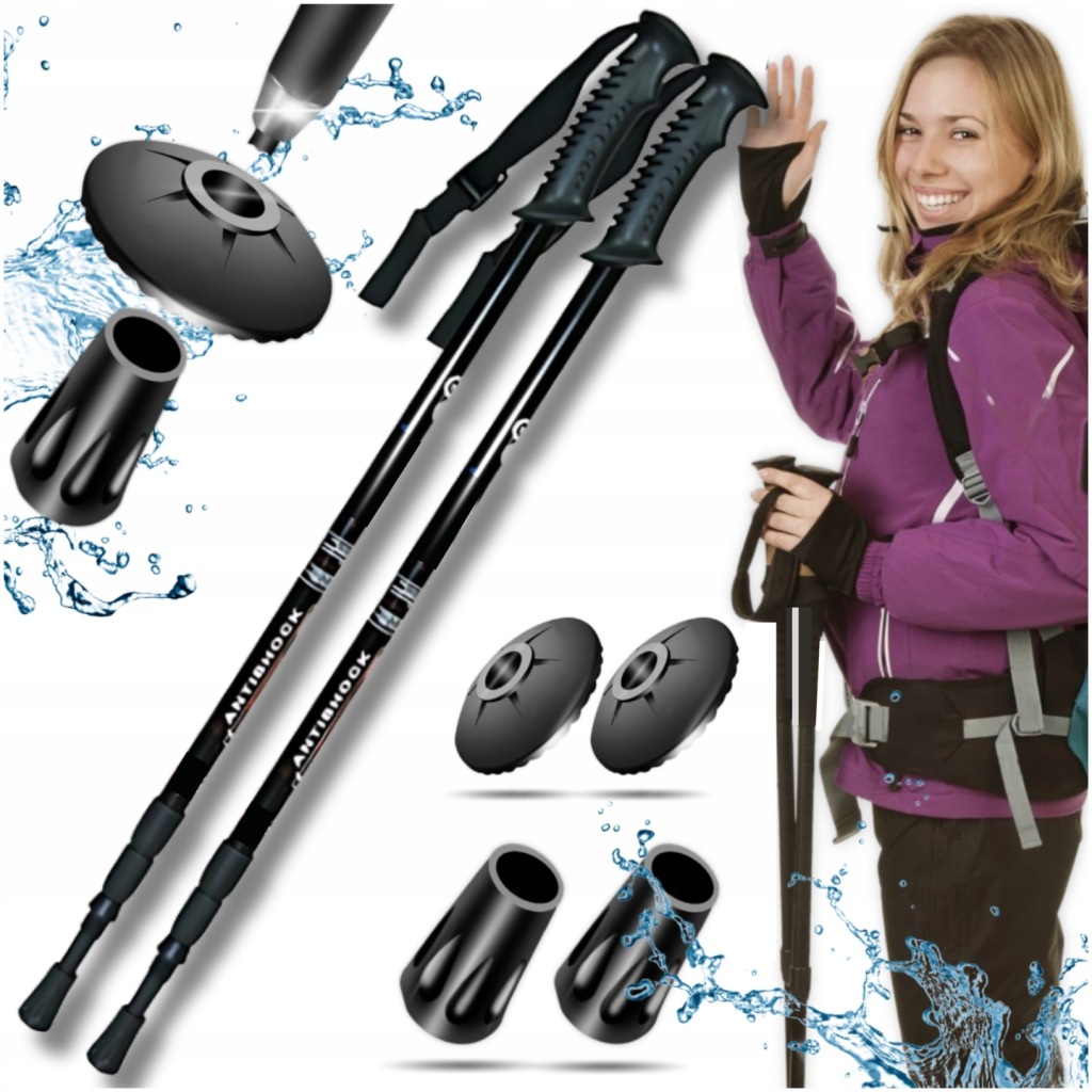 Zdjęcie okazji: 🔥 HIT CENOWY! Kijki Nordic Walking / Trekkingowe Antishock – Idealne na Wiosnę!