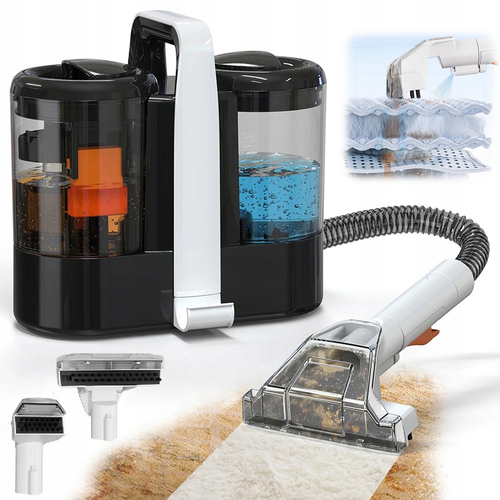 Silná myčka na mokré i suché čištění koberců a pohovek 600W 15 kPa