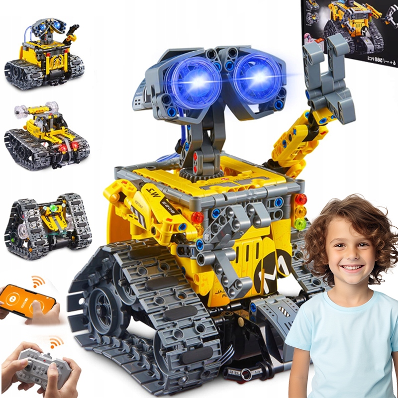 4V1 Programovatelný Robot Konstrukční Sada App Dálkové Ovládání Inteligentní Ovládání