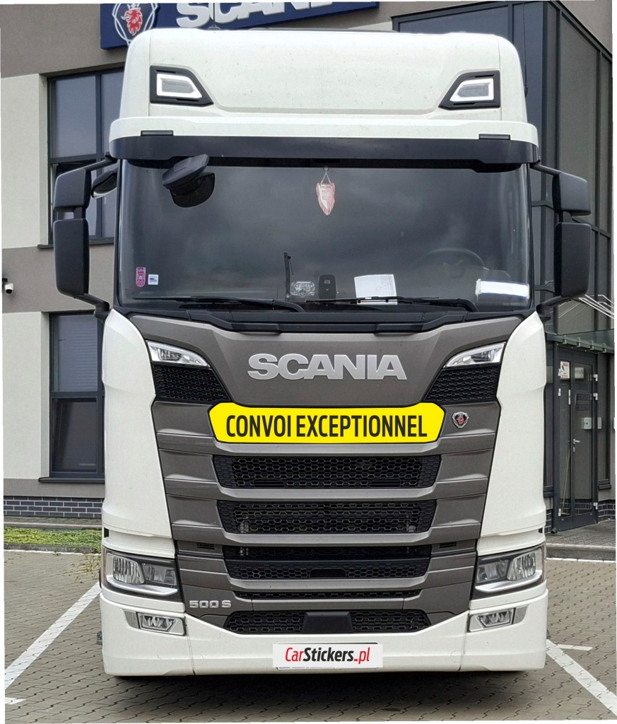 Tabule Convoi Exceptionnel Scania S odrazka 2 gen. 121x20,5cm přizpůsobivá